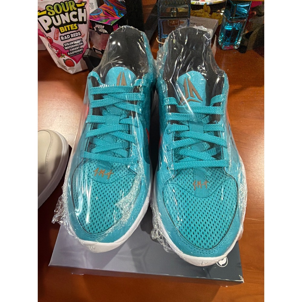 Nike Ja 1 Scratch Rapid Teal University Red Black HQ1759-400 Mens Size 6